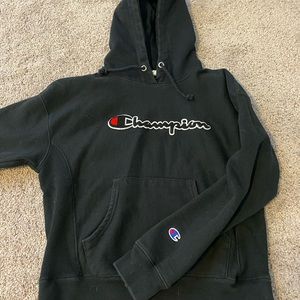 CHAMPION Size Small Hooded Sweatshirt